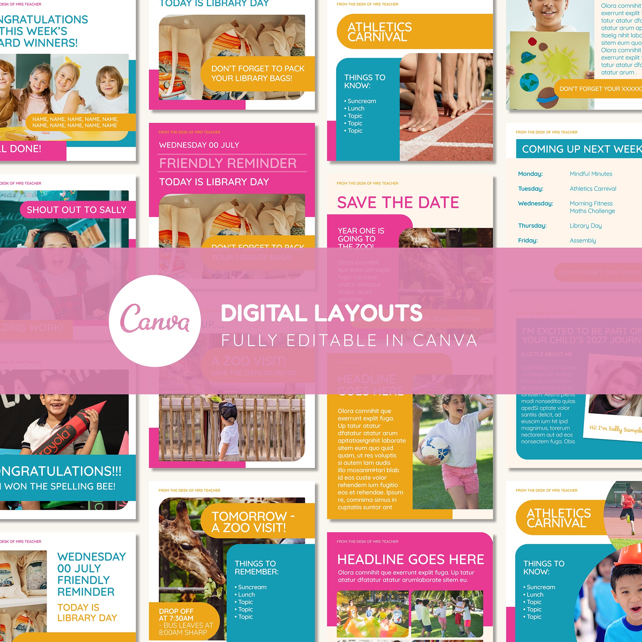 Social Media Posts for Classroom