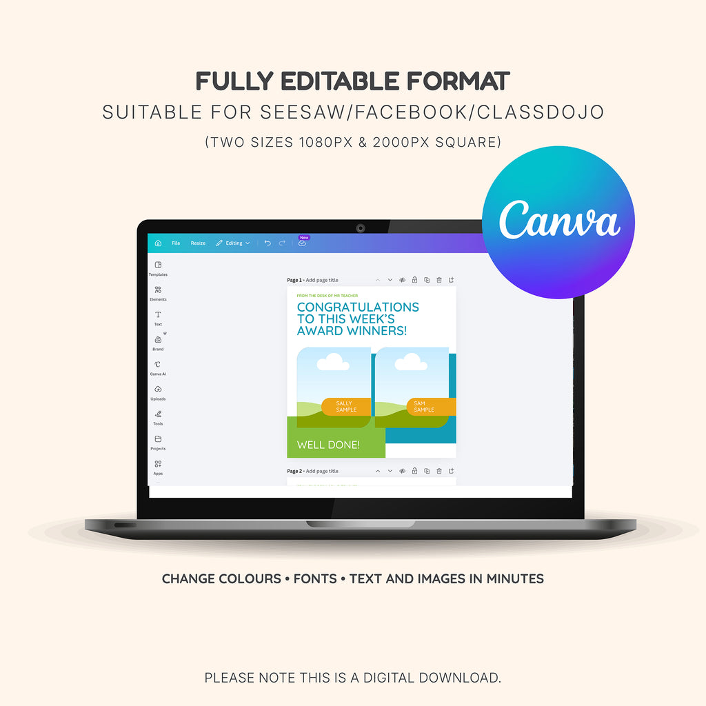 Social Media Posts for Classroom