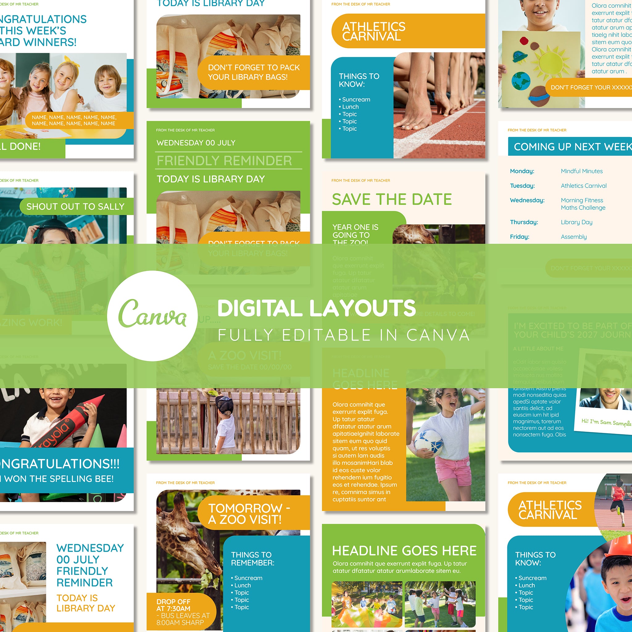Social Media Posts for Classroom