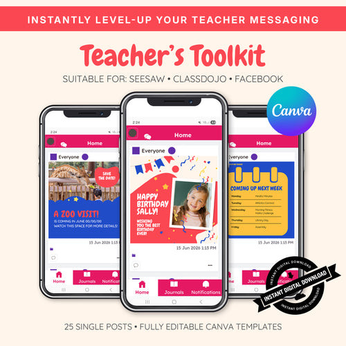 Social Media Posts for Classroom