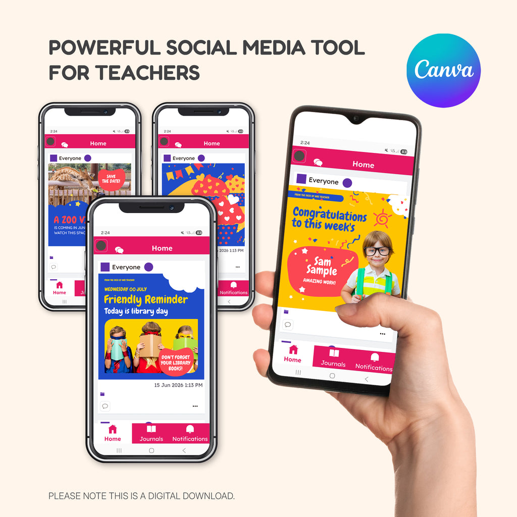 Social Media Posts for Classroom