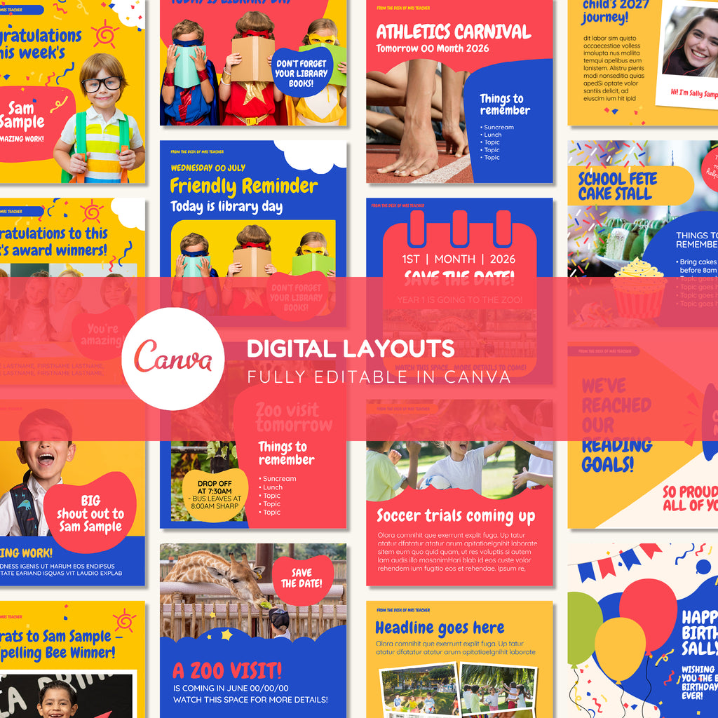 Social Media Posts for Classroom