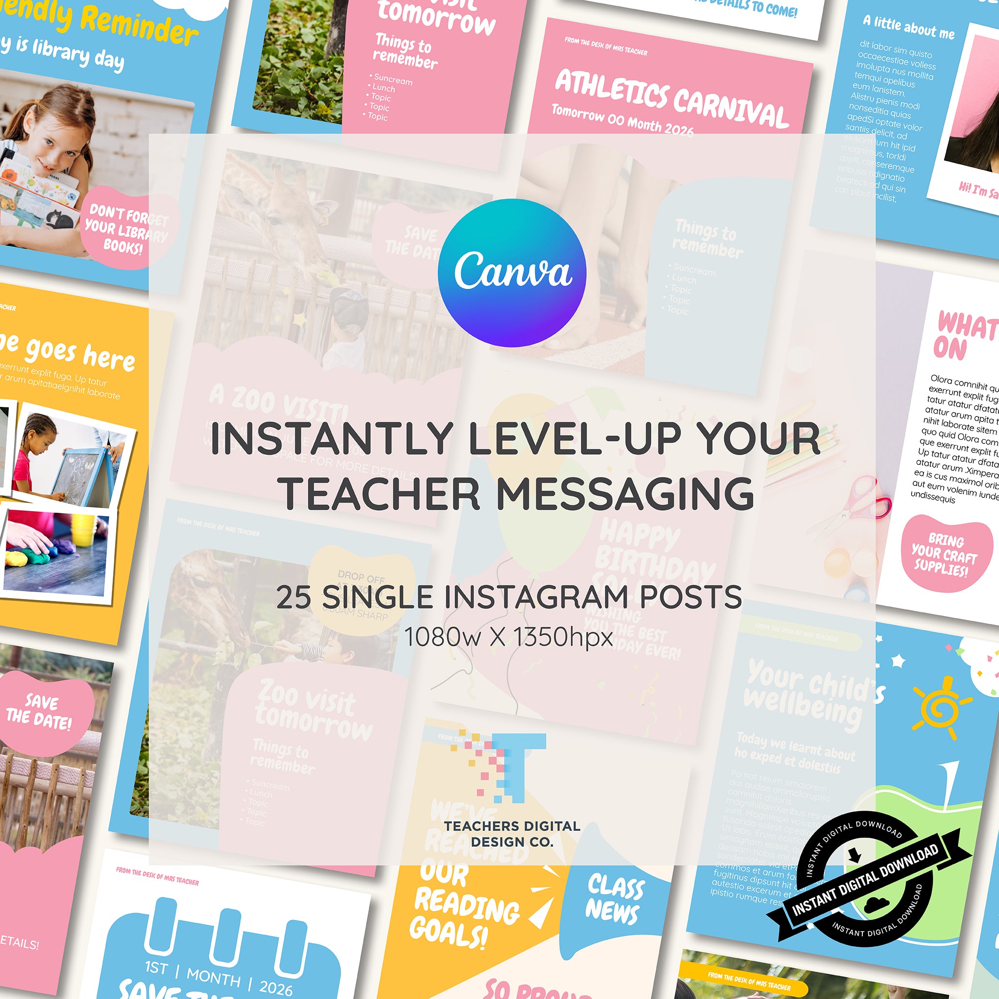 Social Media Posts for Classroom - Instagram